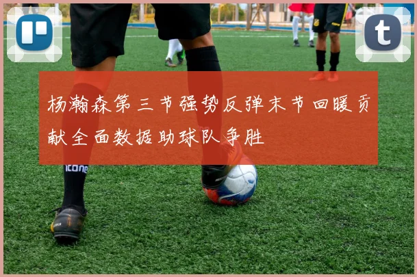 杨瀚森第三节强势反弹末节回暖贡献全面数据助球队争胜